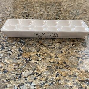Rae Dunn ceramic egg holder. Dozen